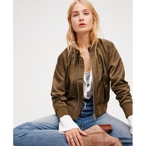 Free People Bomber Jacket